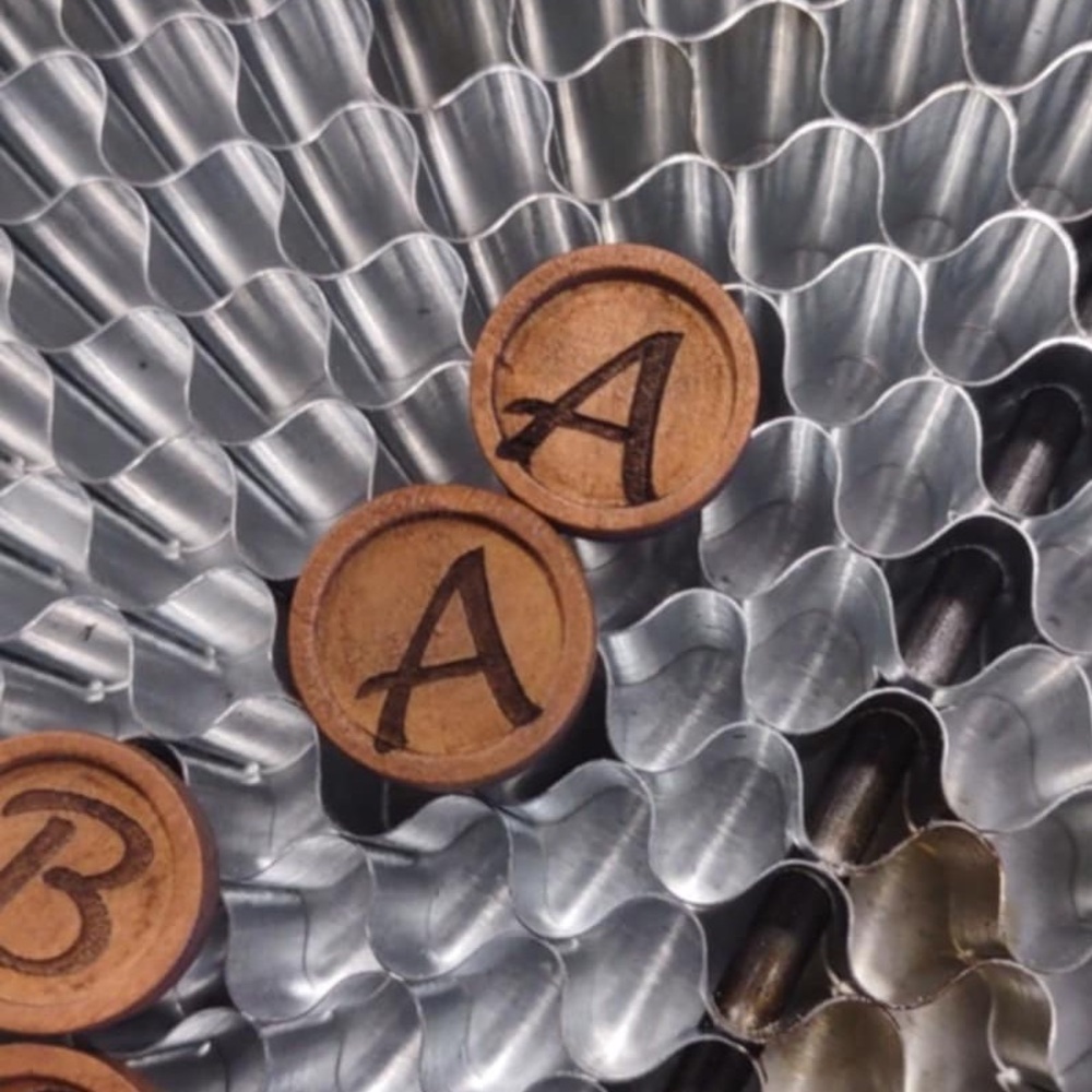 Engraved Letter ‘A’ Earrings